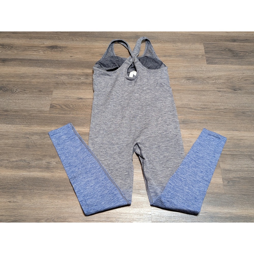 Lululemon Balance + Resist Jumpsuit Size 6‎ Midnight Navy White Blue LW1AOIS NWT